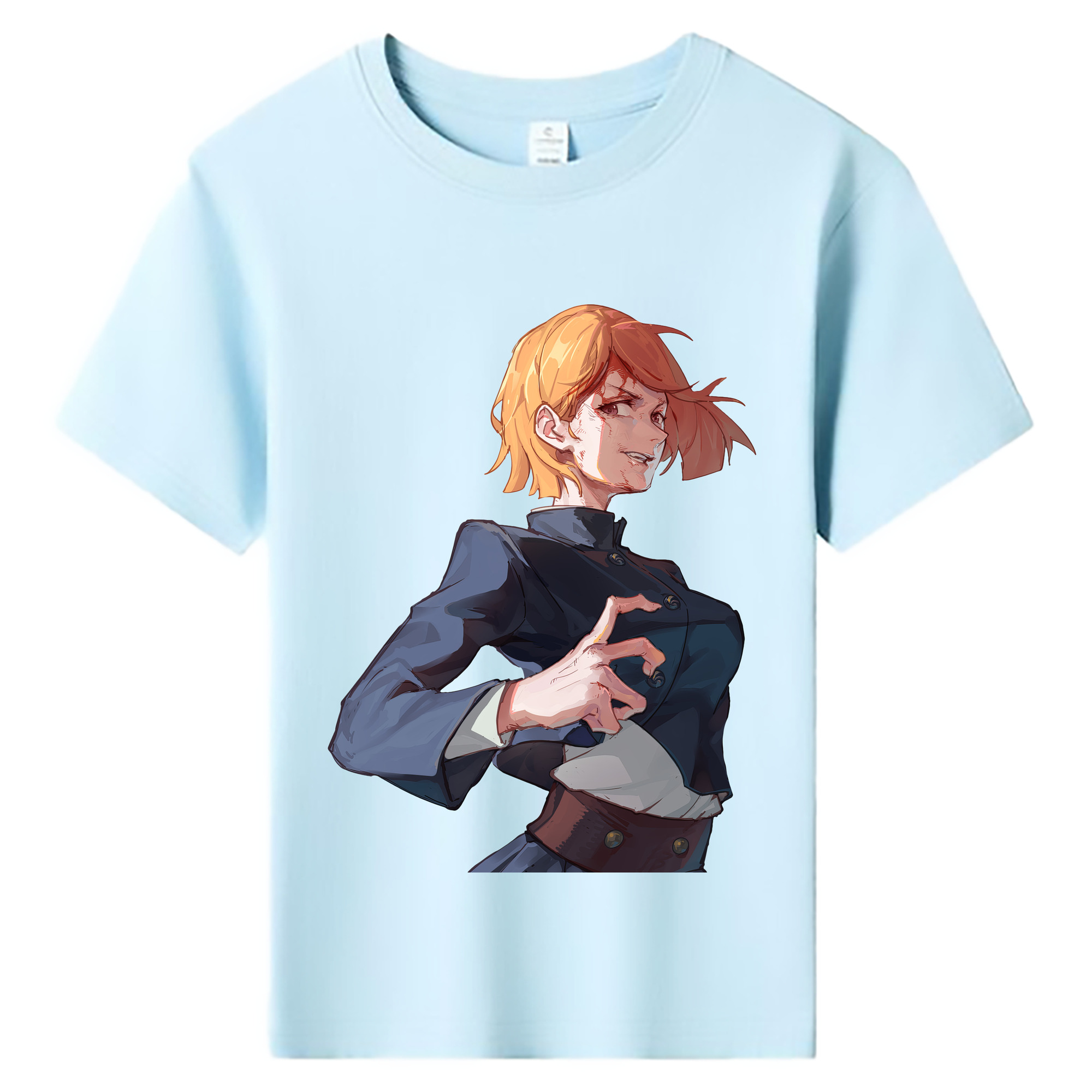（画像用） 呪術廻戦 Jujutsu Kaisen 綿100％キッズTシャツ（フロントプリント）